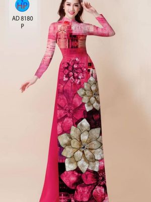 Vải áo dài hoa in 3D mới ra AD 8180 25 1598066242 487 Vai ao dai hoa in 3D moi ra AD 8180