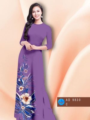 Vải áo dài hoa in 3D kiểu mới AD 9830 24 1598070299 433 Vai ao dai hoa in 3D kieu moi AD 9830