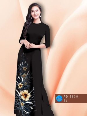 Vải áo dài hoa in 3D kiểu mới AD 9830 25 1598070299 576 Vai ao dai hoa in 3D kieu moi AD 9830