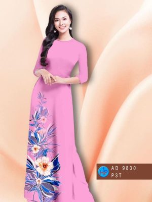 Vải áo dài hoa in 3D kiểu mới AD 9830 22 1598070299 616 Vai ao dai hoa in 3D kieu moi AD 9830