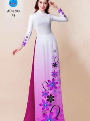 Vải áo dài hoa in 3D thiết kế 2020 AD 8200 22 1598257836 267 Vai ao dai hoa in 3D thiet ke 2020 AD