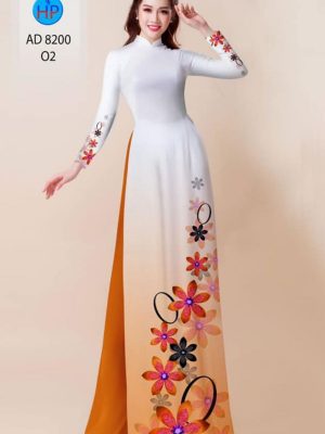 Vải áo dài hoa in 3D thiết kế 2020 AD 8200 35 1598257838 996 Vai ao dai hoa in 3D thiet ke 2020 AD