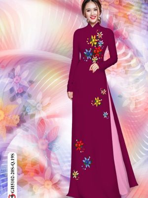 Vải áo dài hoa in 3D thiết kế 2020 AD GH5102 22 1598259259 192 Vai ao dai hoa in 3D thiet ke 2020 AD