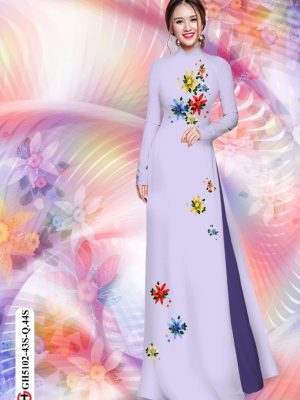 Vải áo dài hoa in 3D thiết kế 2020 AD GH5102 18 1598259259 300 Vai ao dai hoa in 3D thiet ke 2020 AD