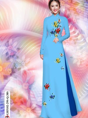 Vải áo dài hoa in 3D thiết kế 2020 AD GH5102 28 1598259260 953 Vai ao dai hoa in 3D thiet ke 2020 AD
