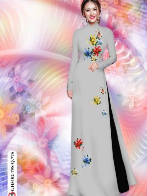 Vải áo dài hoa in 3D thiết kế 2020 AD GH5102 31 1598259261 505 Vai ao dai hoa in 3D thiet ke 2020 AD
