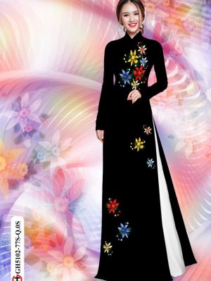 Vải áo dài hoa in 3D thiết kế 2020 AD GH5102 30 1598259261 59 Vai ao dai hoa in 3D thiet ke 2020 AD