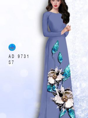 Vải áo dài hoa in 3D kiểu mới AD 9731 23 1598260981 128 Vai ao dai hoa in 3D kieu moi AD 9731