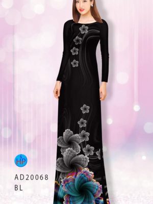 Vải áo dài hoa in 3D kiểu mới AD 20068 23 1598262887 201 Vai ao dai hoa in 3D kieu moi AD 20068