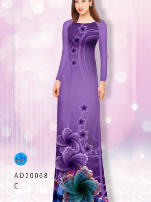 Vải áo dài hoa in 3D kiểu mới AD 20068 24 1598262887 781 Vai ao dai hoa in 3D kieu moi AD 20068