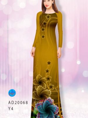 Vải áo dài hoa in 3D kiểu mới AD 20068 34 1598262889 88 Vai ao dai hoa in 3D kieu moi AD 20068