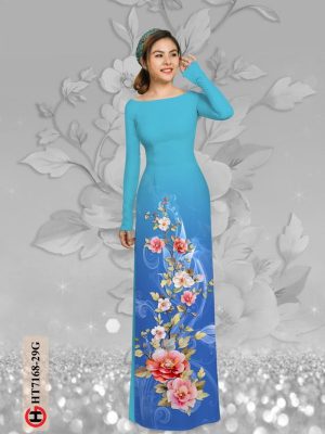 Vải áo dài hoa in 3D kiểu mới AD HT7168 34 1598327722 585 Vai ao dai hoa in 3D kieu moi AD HT7168