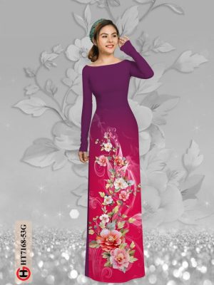 Vải áo dài hoa in 3D kiểu mới AD HT7168 39 1598327723 450 Vai ao dai hoa in 3D kieu moi AD HT7168