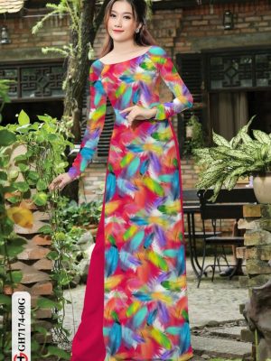 Vải áo dài hoa in 3D mới ra AD GH7174 27 1598414431 460 Vai ao dai hoa in 3D moi ra AD GH7174