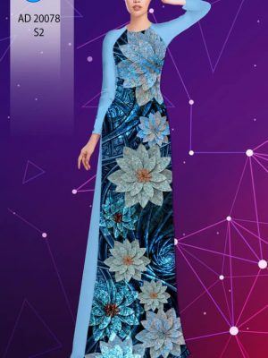 Vải áo dài hoa in 3D thiết kế 2020 AD 20078 21 1598415348 347 Vai ao dai hoa in 3D thiet ke 2020 AD