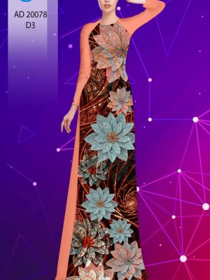 Vải áo dài hoa in 3D thiết kế 2020 AD 20078 26 1598415349 175 Vai ao dai hoa in 3D thiet ke 2020 AD