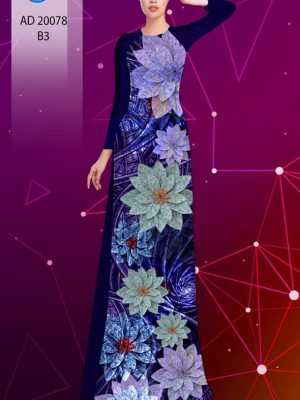 Vải áo dài hoa in 3D thiết kế 2020 AD 20078 24 1598415349 886 Vai ao dai hoa in 3D thiet ke 2020 AD