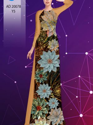 Vải áo dài hoa in 3D thiết kế 2020 AD 20078 29 1598415350 207 Vai ao dai hoa in 3D thiet ke 2020 AD