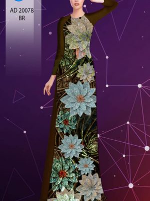 Vải áo dài hoa in 3D thiết kế 2020 AD 20078 28 1598415350 242 Vai ao dai hoa in 3D thiet ke 2020 AD