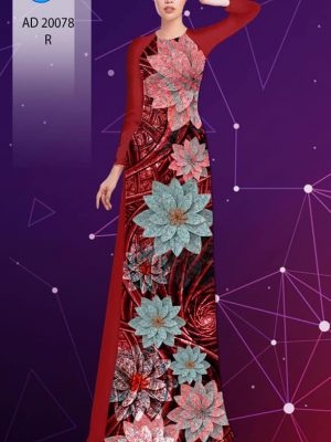 Vải áo dài hoa in 3D thiết kế 2020 AD 20078 31 1598415350 822 Vai ao dai hoa in 3D thiet ke 2020 AD