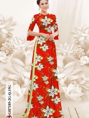 Vải áo dài hoa đều kiểu mới AD GH7185 19 1598500413 89 Vai ao dai hoa deu kieu moi AD GH7185