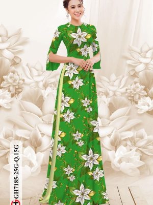 Vải áo dài hoa đều kiểu mới AD GH7185 21 1598500414 115 Vai ao dai hoa deu kieu moi AD GH7185