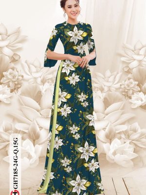 Vải áo dài hoa đều kiểu mới AD GH7185 27 1598500415 233 Vai ao dai hoa deu kieu moi AD GH7185