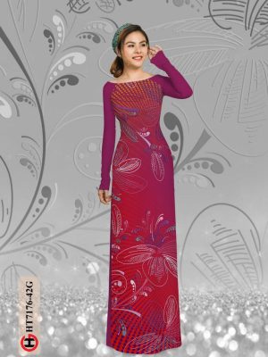 Vải áo dài hoa in 3D kiểu mới AD HT7176 23 1598500570 983 Vai ao dai hoa in 3D kieu moi AD HT7176