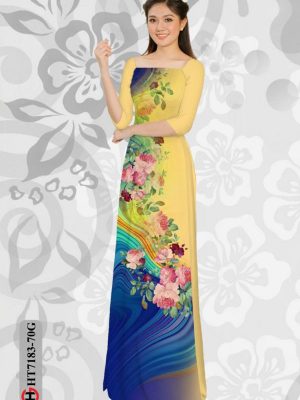 Vải áo dài hoa in 3D mới ra AD HT7183 28 1598502448 610 Vai ao dai hoa in 3D moi ra AD HT7183