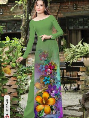 Vải áo dài hoa in 3D mới ra AD GH7192 20 1598586650 122 Vai ao dai hoa in 3D moi ra AD GH7192