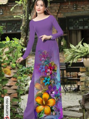 Vải áo dài hoa in 3D mới ra AD GH7192 18 1598586650 574 Vai ao dai hoa in 3D moi ra AD GH7192