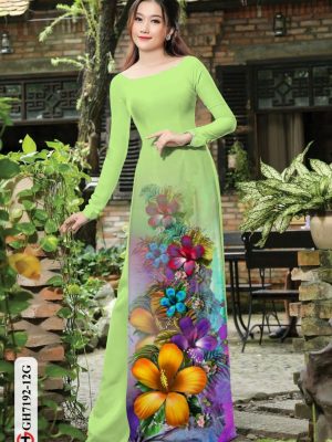 Vải áo dài hoa in 3D mới ra AD GH7192 22 1598586650 706 Vai ao dai hoa in 3D moi ra AD GH7192