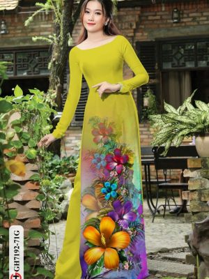 Vải áo dài hoa in 3D mới ra AD GH7192 19 1598586650 81 Vai ao dai hoa in 3D moi ra AD GH7192