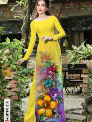 Vải áo dài hoa in 3D mới ra AD GH7192 25 1598586651 41 Vai ao dai hoa in 3D moi ra AD GH7192