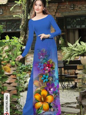 Vải áo dài hoa in 3D mới ra AD GH7192 24 1598586651 450 Vai ao dai hoa in 3D moi ra AD GH7192
