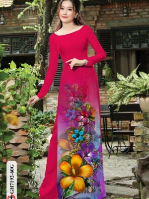 Vải áo dài hoa in 3D mới ra AD GH7192 23 1598586651 875 Vai ao dai hoa in 3D moi ra AD GH7192