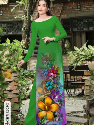 Vải áo dài hoa in 3D mới ra AD GH7192 30 1598586652 584 Vai ao dai hoa in 3D moi ra AD GH7192