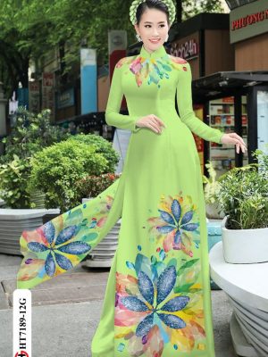 Vải áo dài hoa in 3D kiểu mới AD HT7189 18 1598587441 243 Vai ao dai hoa in 3D kieu moi AD HT7189