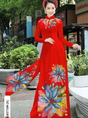 Vải áo dài hoa in 3D kiểu mới AD HT7189 17 1598587441 27 Vai ao dai hoa in 3D kieu moi AD HT7189