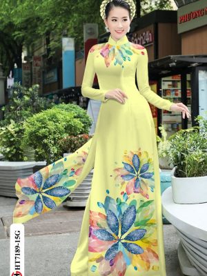 Vải áo dài hoa in 3D kiểu mới AD HT7189 19 1598587441 493 Vai ao dai hoa in 3D kieu moi AD HT7189