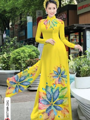 Vải áo dài hoa in 3D kiểu mới AD HT7189 21 1598587442 724 Vai ao dai hoa in 3D kieu moi AD HT7189