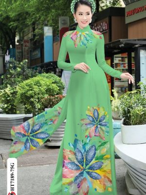 Vải áo dài hoa in 3D kiểu mới AD HT7189 28 1598587443 302 Vai ao dai hoa in 3D kieu moi AD HT7189