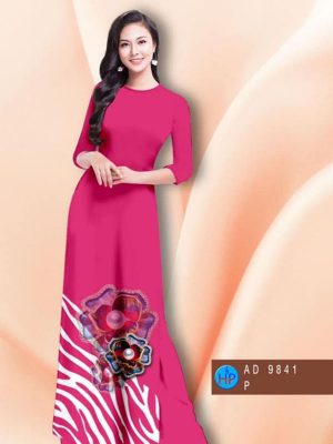 Vải áo dài hoa in 3D thiết kế 2020 AD 9841 23 1598588722 493 Vai ao dai hoa in 3D thiet ke 2020 AD