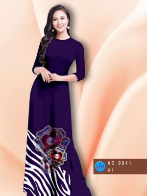 Vải áo dài hoa in 3D thiết kế 2020 AD 9841 29 1598588723 659 Vai ao dai hoa in 3D thiet ke 2020 AD