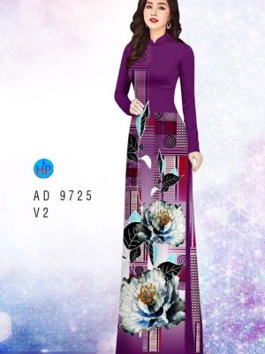 Vải áo dài hoa in 3D kiểu mới AD 9725 23 1598689284 41 Vai ao dai hoa in 3D kieu moi AD 9725