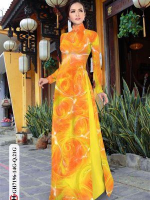 Vải áo dài hoa in 3D thiết kế 2020 AD GH7196 22 1598693031 391 Vai ao dai hoa in 3D thiet ke 2020 AD
