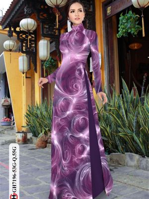 Vải áo dài hoa in 3D thiết kế 2020 AD GH7196 29 1598693032 516 Vai ao dai hoa in 3D thiet ke 2020 AD