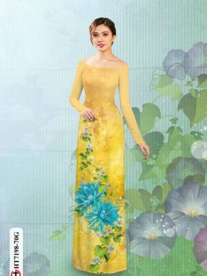Vải áo dài hoa in 3D kiểu mới AD HT7198 22 1598693550 174 Vai ao dai hoa in 3D kieu moi AD HT7198