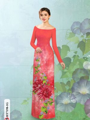 Vải áo dài hoa in 3D kiểu mới AD HT7198 25 1598693550 878 Vai ao dai hoa in 3D kieu moi AD HT7198