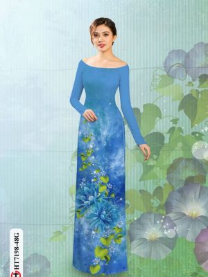 Vải áo dài hoa in 3D kiểu mới AD HT7198 27 1598693551 256 Vai ao dai hoa in 3D kieu moi AD HT7198